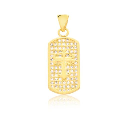 PINGENTE FOLHEADO A OURO 18K