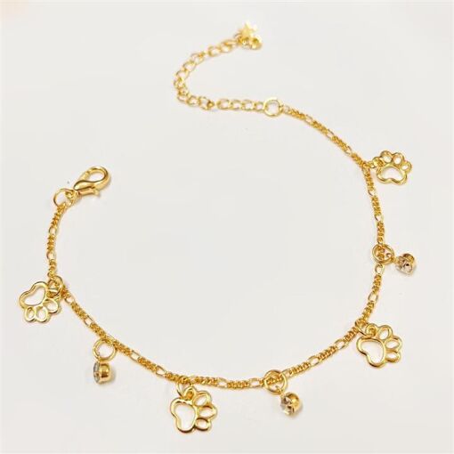 PUL C/ PATINHAS PET FOLHEADO A OURO 18K