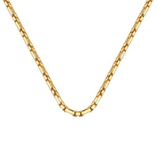 COR TIPO CARTIER 1 ELO GD 3 PQ FOLHEADO A OURO 18K