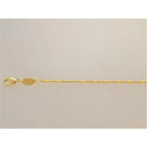 COR 1 BOLINHA 1 TUBINHO FOLHEADO A OURO 18K