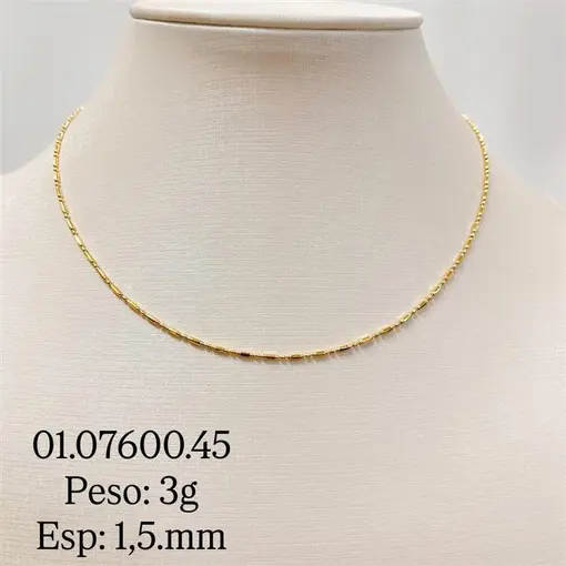 FOLHEADO A OURO 18K