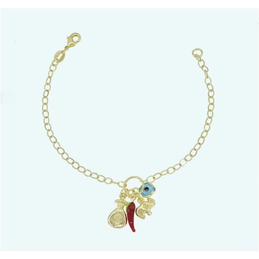 PULSEIRA  FOLHEADO A PRATA