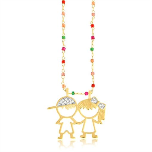 COLAR FOLHEADO A OURO 18K
