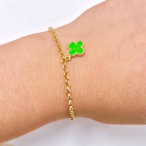 PUL ELO C/ TREVINHO  FOLHEADO A OURO 18K