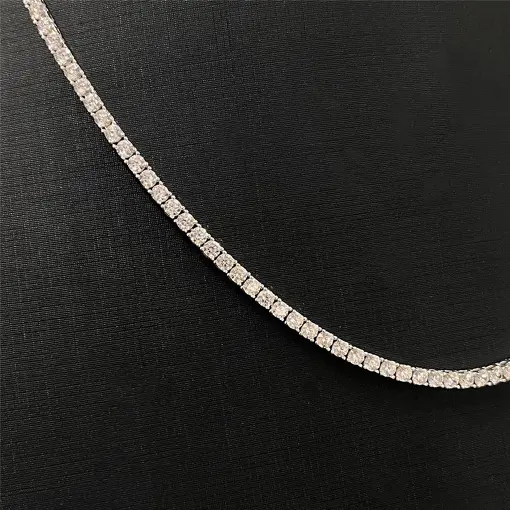 RIVIERA PRATA 925 MASC ZIRC 3MM 52CM PRATA 925