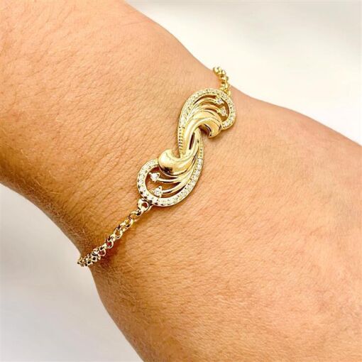 PING GOTA DIF. CRAVEJADA  FOLHEADO A OURO 18K
