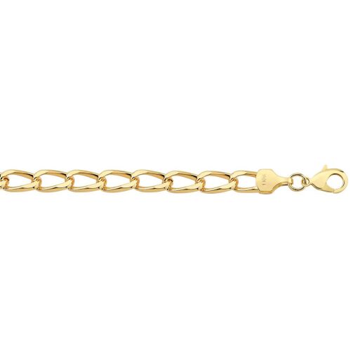 COR 1X1 ELO BATIDO FOLHEADO A OURO 18K