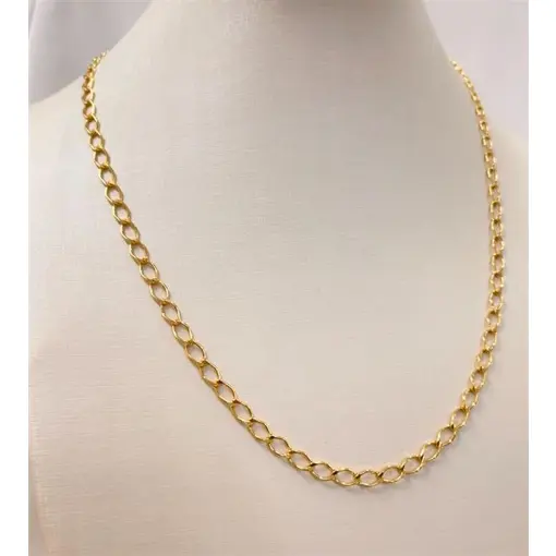 COR ELO LOSANGOLO MART  FOLHEADO A OURO 18K