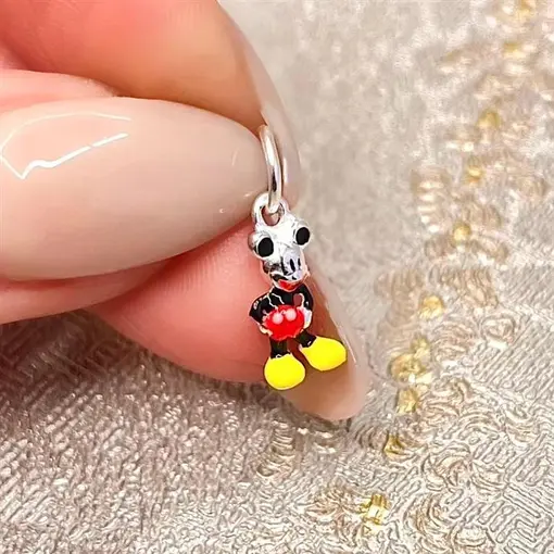 PINGENTE INF MICKEY RESINADO PRATA 925