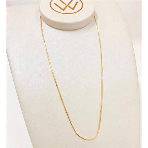 GARG GRAVATA C/ BOLA 4MM NAS PONTAS  FOLHEADO A OURO 18K