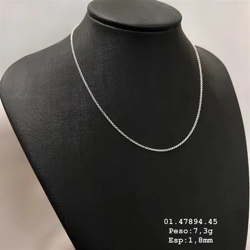 COR ELO PORTUGUÊS 1,8MM  PRATA 925