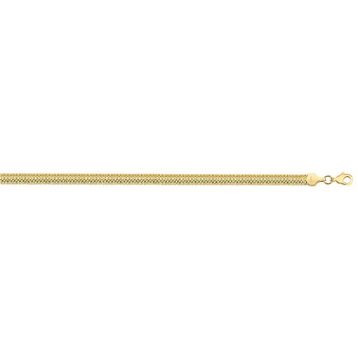 COR RABO RATO CHATA 6MM FOLHEADO A OURO 18K