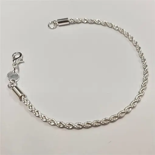 CORDAO BAIANO 2,0MM FOLHEADO A PRATA