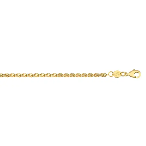 CORDAO BAIANO 2,4MM FOLHEADO A OURO 18K