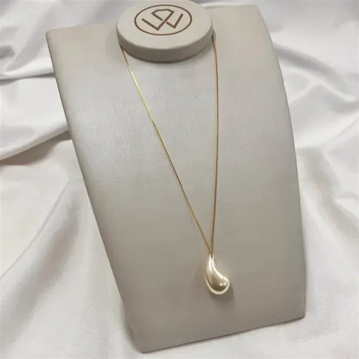 GARG GOTA PÉROLA FOLHEADO A OURO 18K