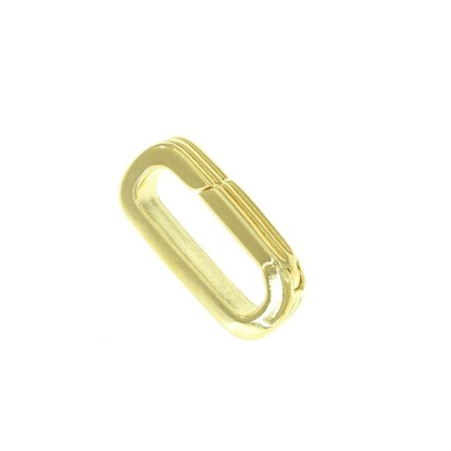 FECHO ELO RET. 2CM FOLHEADO A OURO 18K