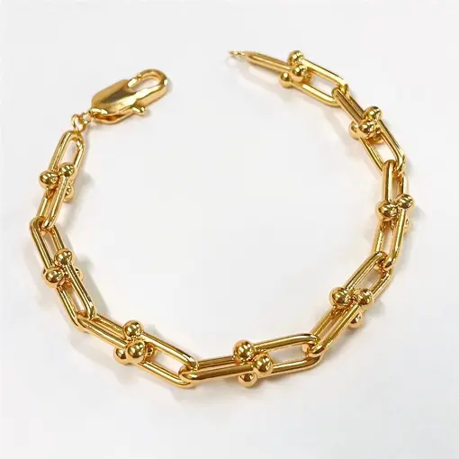 PUL TIPO TIFFANY 6,4MM FOLHEADO A OURO 18K
