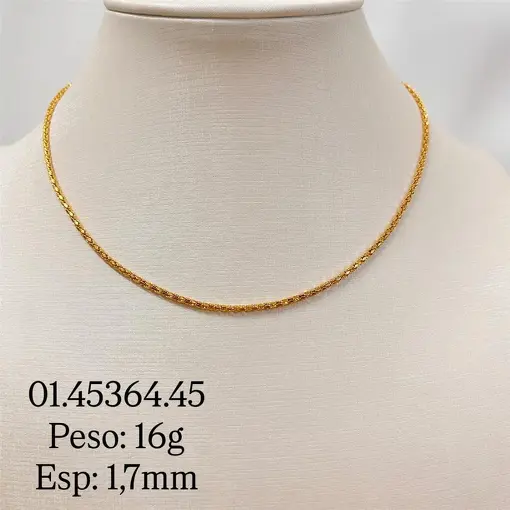 FOLHEADO A OURO 18K