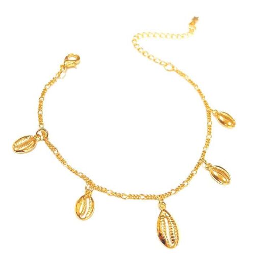 PUL CONCHAS ABERTAS FOLHEADO A OURO 18K