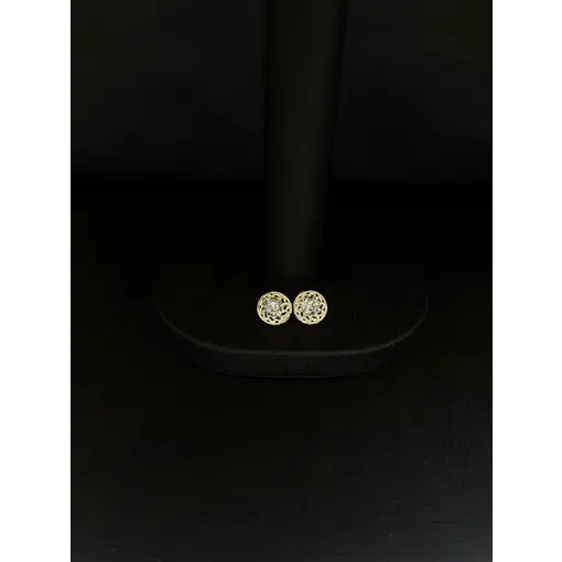 BRINCO REDONDO C/ ZIRCONIA NO MEIO PRATA 925