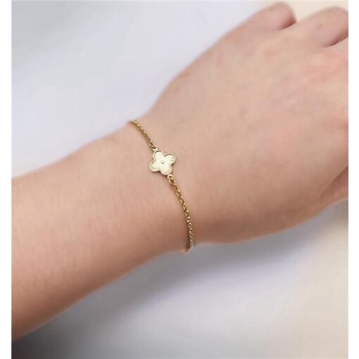 PUL INFANTIL ELOS C/ 1 TREVINHO  FOLHEADO A OURO 18K