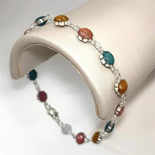 PULSEIRA FOLHEADO A PRATA