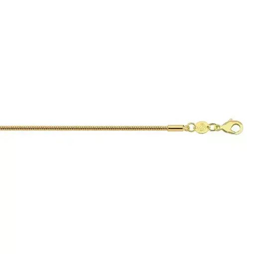 CORRENTE RABO DE RATO 2,0 MM FOLHEADO A OURO 18K
