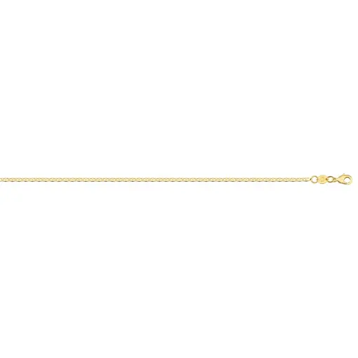 CORRENTE GUCCI 2,1MM FOLHEADO A OURO 18K