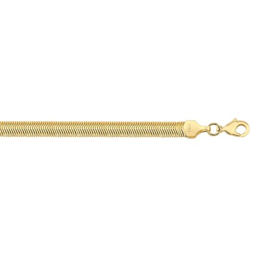 COR RABO RATO CHATA 6MM FOLHEADO A OURO 18K