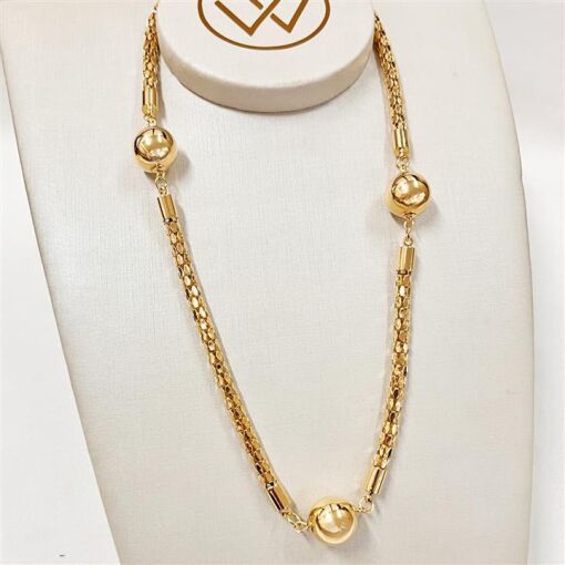 GARG BOLAS 14MM FOLHEADO A OURO 18K