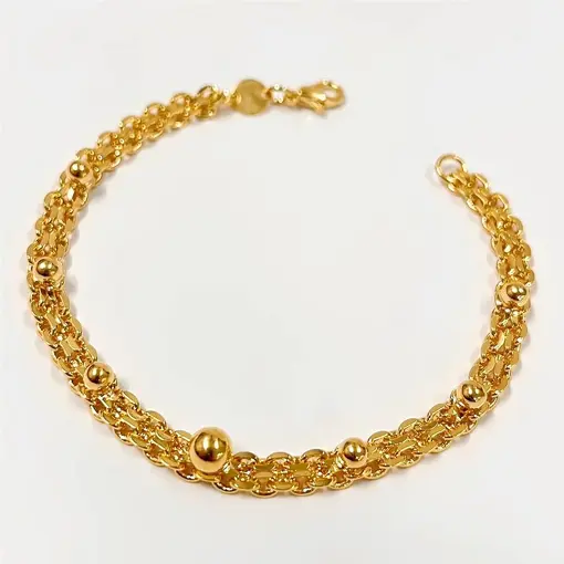 PUL BOLAS DEGRADÊ FOLHEADO A OURO 18K