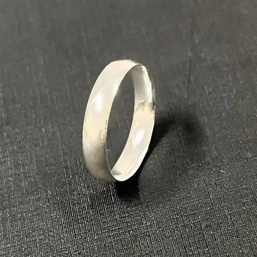 ALIANÇA LARGA 4,4MM PRATA 925