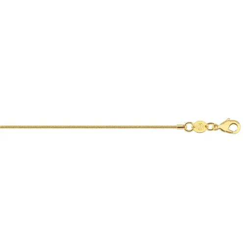 CORRENTE RABO DE RATO 1,2MM FOLHEADO A OURO 18K
