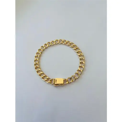 PUL COR GRUMET DIAM 8,5MM FOLHEADO A OURO 18K