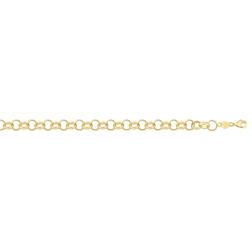 CORRE PORTUGUESA 8.0MM FOLHEADO A OURO 18K