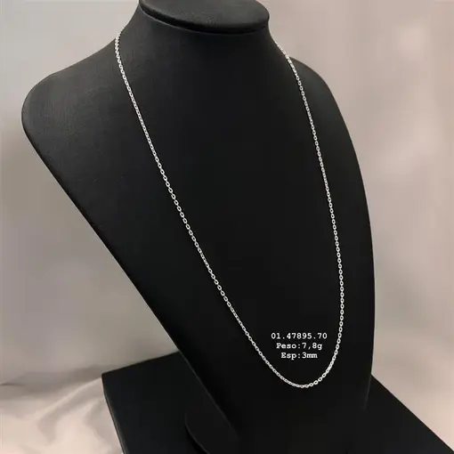 CORRENTE CARTIER ELOS PEQUENOS PRATA 925