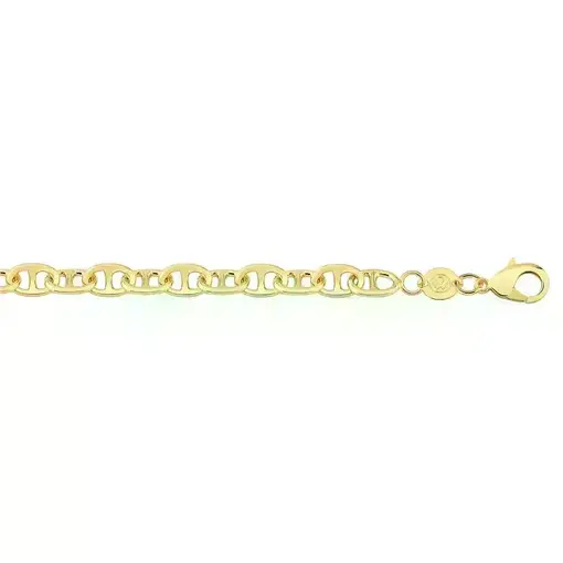 CORRENTE GUCCI 5MM FOLHEADO A OURO 18K