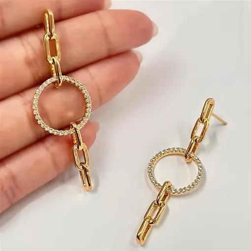 BR CRAVEJADO FOLHEADO A OURO 18K