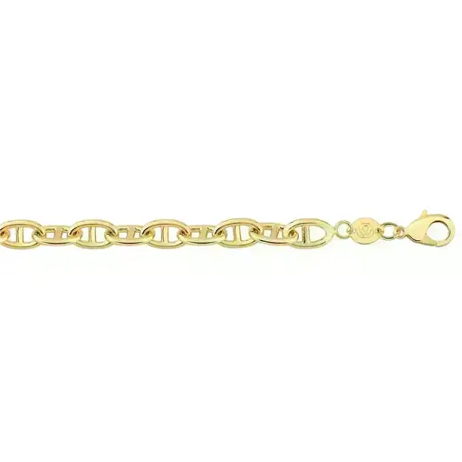 CORRENTE GUCCI 6MM FOLHEADO A OURO 18K
