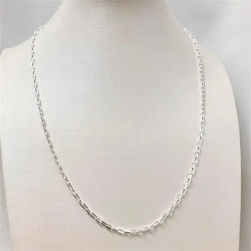 CORRENTE CARTIER 3,6MM FOLHEADO A PRATA