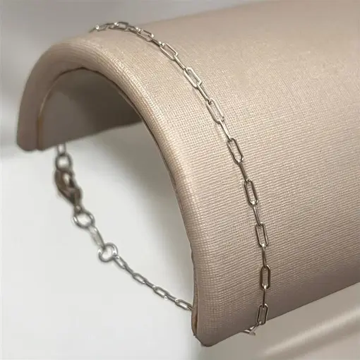 CORRENTE CARTIER 1,4MM FOLHEADO A PRATA