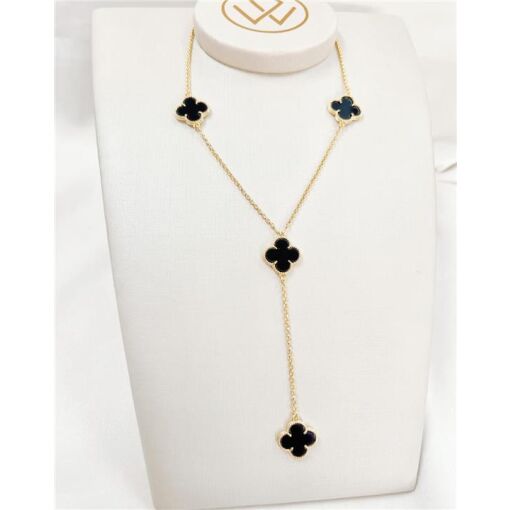 GARG  Y C/ 4 TREVOS  FOLHEADO A OURO 18K