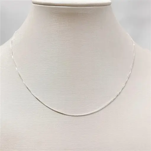 CORRENTE VENEZIANA 1,0MM FOLHEADO A PRATA