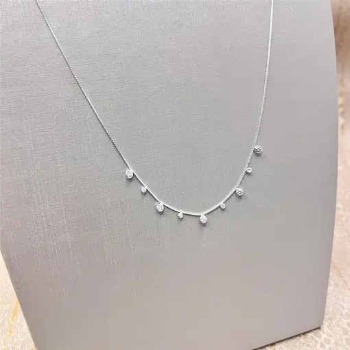 CHOCKER EM PRATA C/ZIRC PRATA 925