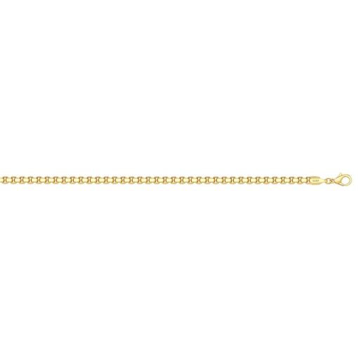 COR CORDAO 4,0MM TIPO VENEZIANA FOLHEADO A OURO 18K