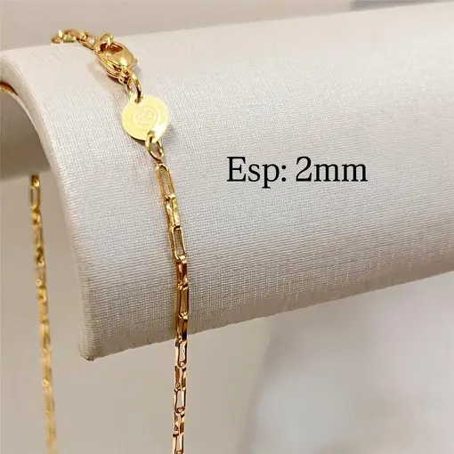 COR CARTIER 1,78MM FOLHEADO A OURO 18K