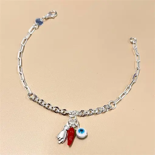 PULSEIRA FOLHEADO A PRATA