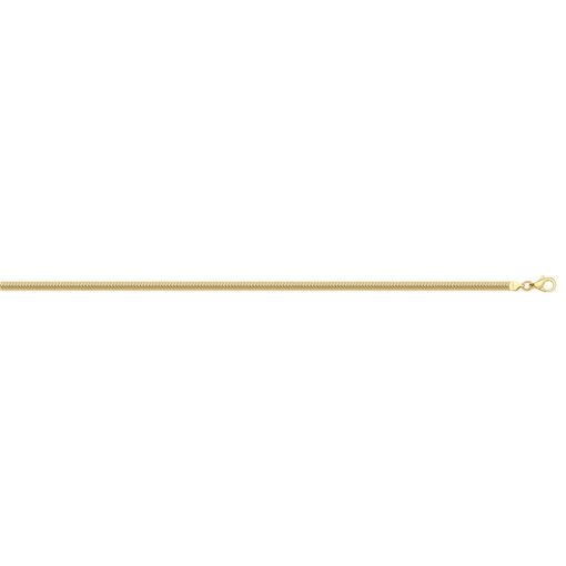 COR RABO RATO CHATA 3MM FOLHEADO A OURO 18K