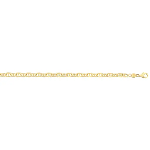 CORRENTE GUCCI 5MM FOLHEADO A OURO 18K