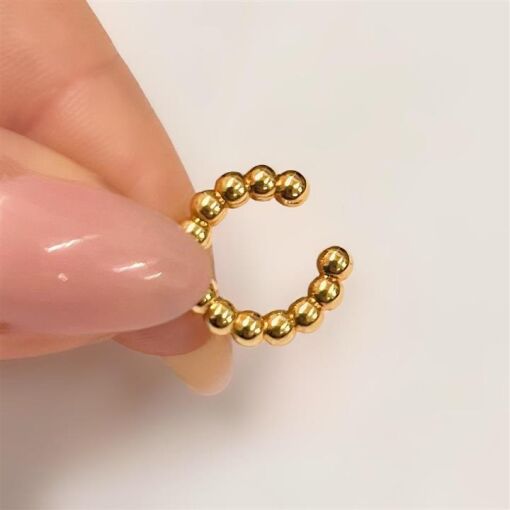 PIERCING BOLINHA 1,4MM FOLHEADO A OURO 18K